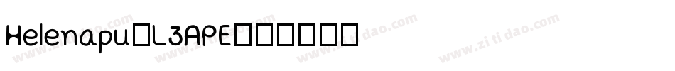 Helenapu-L3APE字体转换