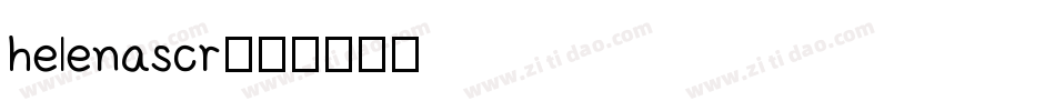 helenascr字体转换