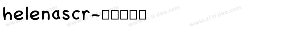 helenascr字体转换