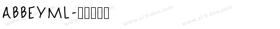 ABBEYML字体转换