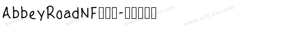 AbbeyRoadNF生成器字体转换