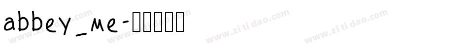 abbey_me字体转换