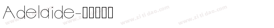 Adelaide字体转换