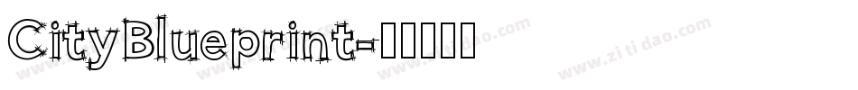 CityBlueprint字体转换