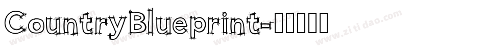 CountryBlueprint字体转换