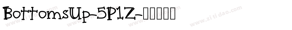 BottomsUp-5P1Z字体转换
