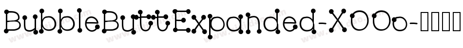 BubbleButtExpanded-XOOo字体转换