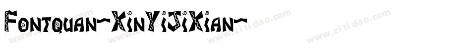 Fontquan-XinYiJiXian字体转换