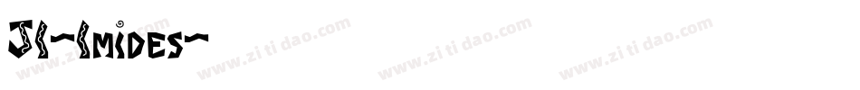 JI-Imides字体转换
