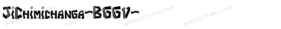 JiChimichanga-BGGV字体转换
