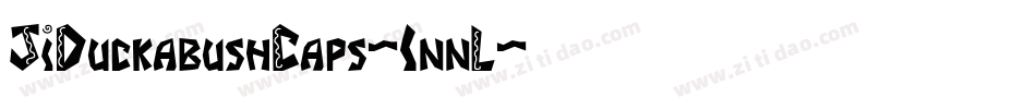 JiDuckabushCaps-1nnL字体转换