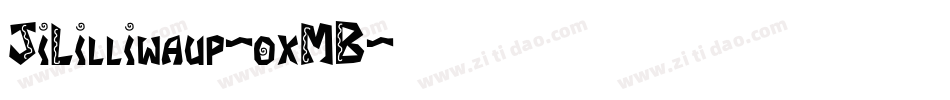 JiLilliwaup-oxMB字体转换