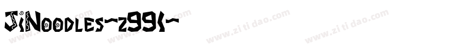 JiNoodles-z991字体转换