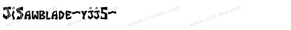 JiSawblade-yjj5字体转换