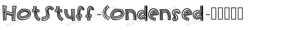HotStuff-Condensed字体转换