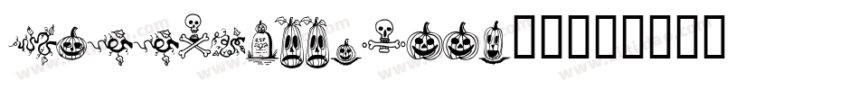 KiddyHalloween-1字体转换