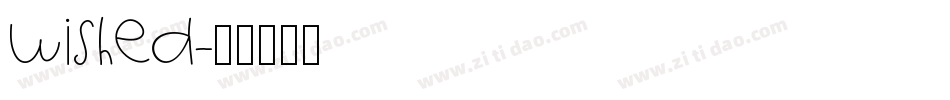 Wished字体转换