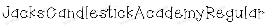 JacksCandlestickAcademyRegular-03Pr字体转换