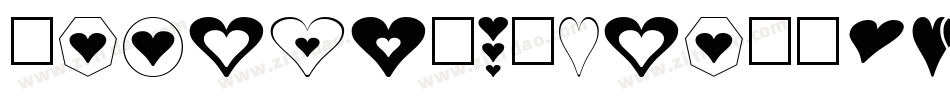 HeartsOnFire-E16z字体转换