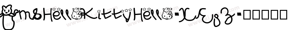 LmsHelloKittyHello-XE8Z字体转换
