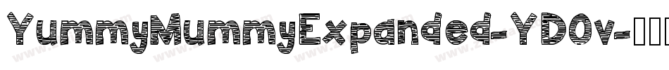 YummyMummyExpanded-YD0v字体转换