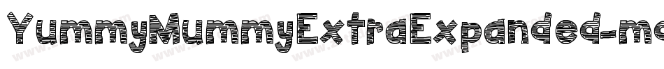YummyMummyExtraExpanded-mdXG字体转换