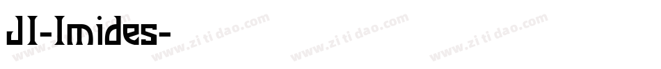 JI-Imides字体转换