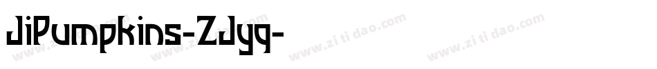 JiPumpkins-ZJyq字体转换
