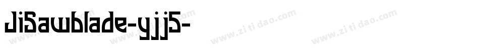 JiSawblade-yjj5字体转换