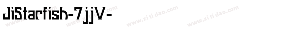 JiStarfish-7jjV字体转换