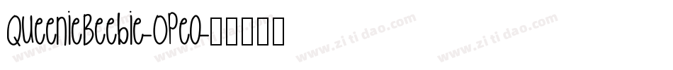 QueenieBeebie-Opeo字体转换