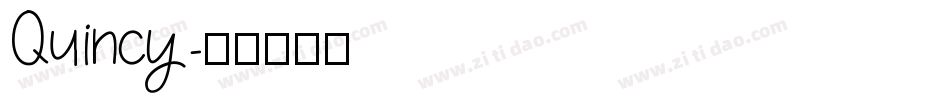 Quincy字体转换