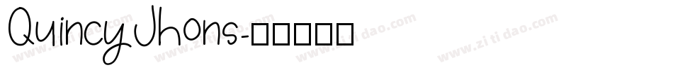 QuincyJhons字体转换