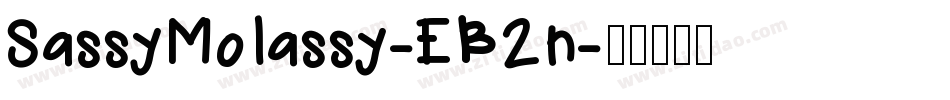 SassyMolassy-EB2n字体转换