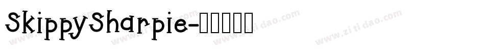 SkippySharpie字体转换
