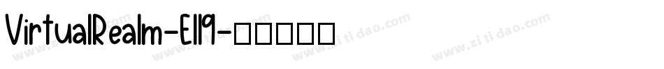 VirtualRealm-Ell9字体转换