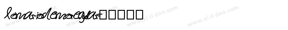 Lomariodemoregular字体转换