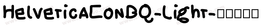 HelveticaConBQ-Light字体转换