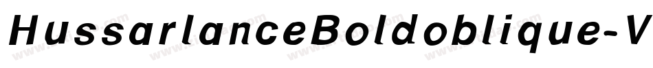 HussarlanceBoldoblique-VnY0字体转换