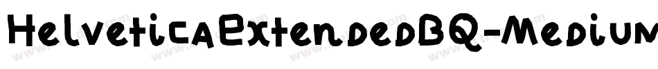 HelveticaExtendedBQ-Medium字体转换