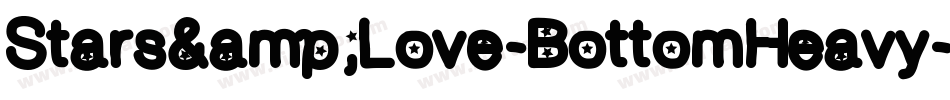 Stars&Love-BottomHeavy字体转换