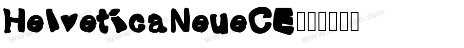 HelveticaNeueCE字体转换