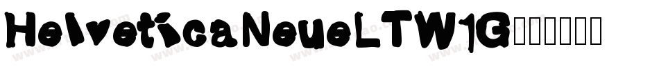 HelveticaNeueLTW1G字体转换