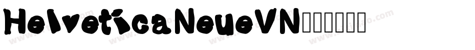 HelveticaNeueVN字体转换