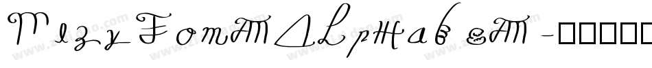MizuFontAlphabet字体转换