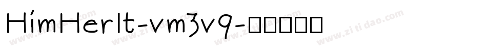HimHerIt-vm3v9字体转换