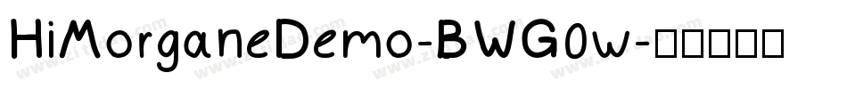 HiMorganeDemo-BWG0w字体转换