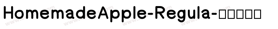 HomemadeApple-Regula字体转换
