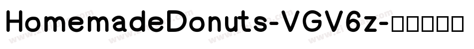 HomemadeDonuts-VGV6z字体转换