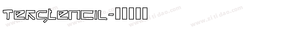 TekStencil字体转换